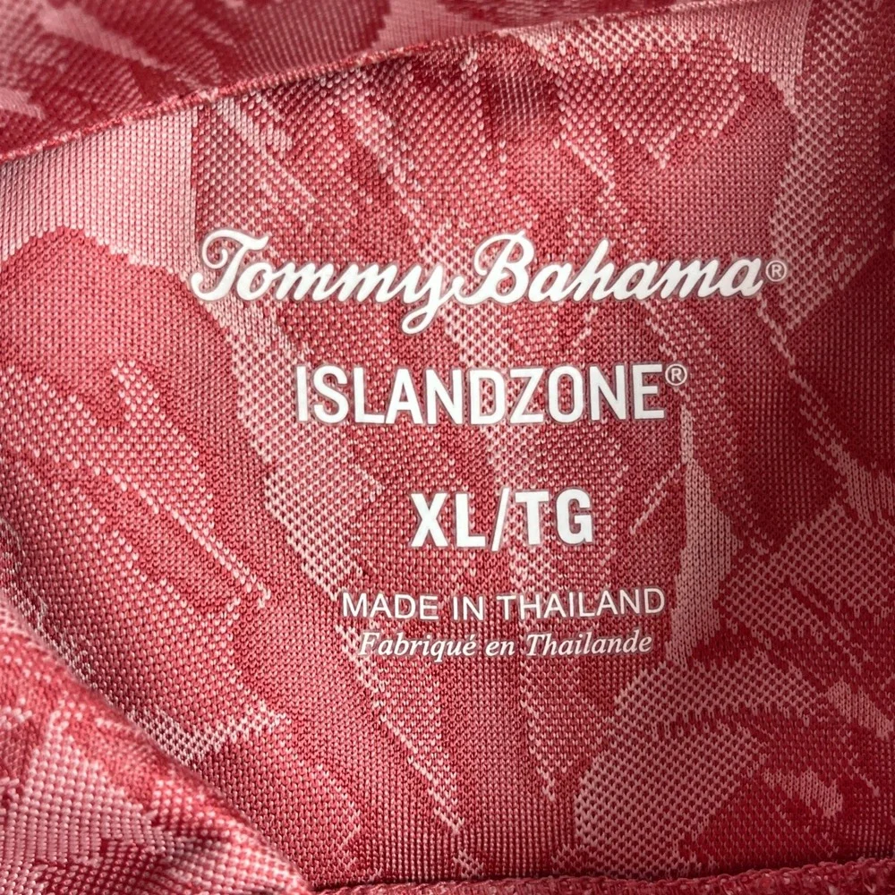 Tommy Bahama IslandZone XL Jacquard Tropical Leaf Button Front Shirt - Picture 3 of 11